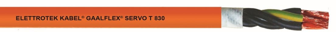 ELETTROTEK KABEL SPA EKB37010HG0041A06 SERVO T 830 ORANGE 4GAWG6