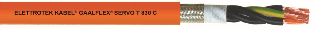 ELETTROTEK KABEL SPA - EKB37020HG0041A14 SERVO T 830 C ORANGE 4GAWG14