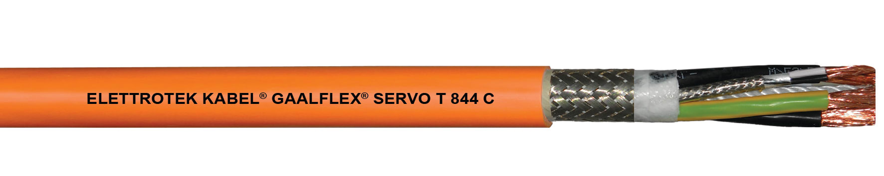 ELETTROTEK KABEL SPA EKB37100HG004B901 SERVO T 844 C ORANGE 4GAWG14+(2XAWG16)C