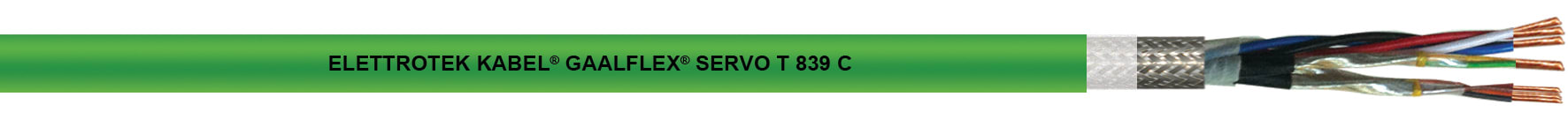 ELETTROTEK KABEL SPA EKB37141AEX042A22 SERVO T 839 C GREEN 4X(2XAWG22)CY