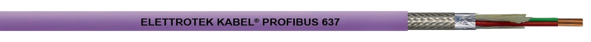 ELETTROTEK KABEL SPA - EKB39140CVB020A22 PROFIBUS 637 UL FLEX VIOLET 2XAWG22