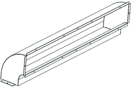ROTEX RXHEKM15D90 CANALE A 90 DI MANDATA ARIA 1,5 KW