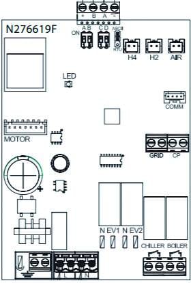 ROTEX RXHEKWHCTRL0 SCHEDA ELETTRICA PER EKWHCTRL1