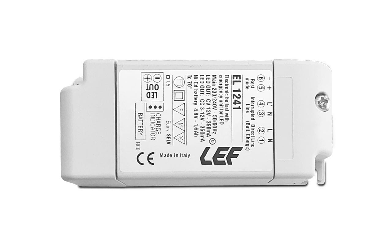 LEF LIGHTING SRL LEFEL2471 KIT EMER. SA/SE PER LED 1W E LED 24V