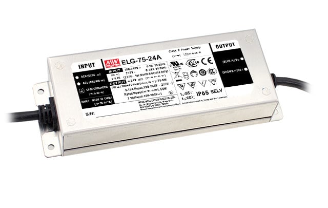 DIGIMAX SRL DIXELG-75-24B-3Y DRIVER LED 24V 75W IP67 DIM 1-10 100-305