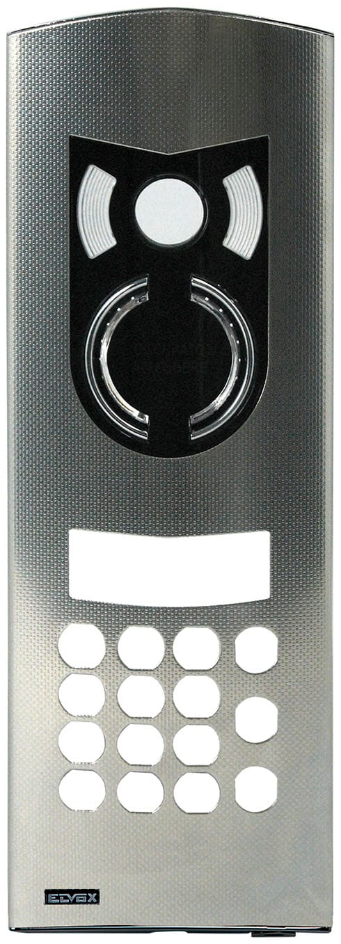 VIMAR SPA - VIW122D Placca a/v 2M per tastiera acciaio