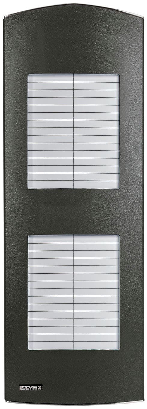 VIMAR SPA - VIW122N/35 Placca suppl. 2M 2 cartelli grigio sablé