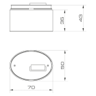 SIRENA - SIR32413 ELYPS LM RED PROXIMITY