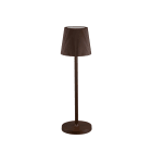 BOT LIGHTING SRL - BTLEMMA-C LAMPADA DA TAVOLO RICARICABILE CORTEN 3W