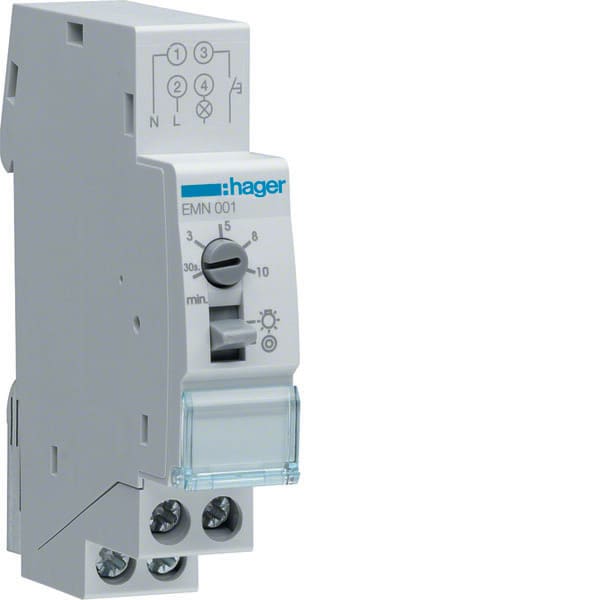 HAGER - HAGEMN001 TEMP. LUCE SCALE ELETTRON 16A 230V 1NA 1