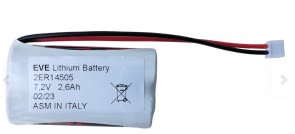 EL.MO. SPA - EMO2ER14505 BATTERIA 7,2 V / 2,4 AH AL LITIO PER CON