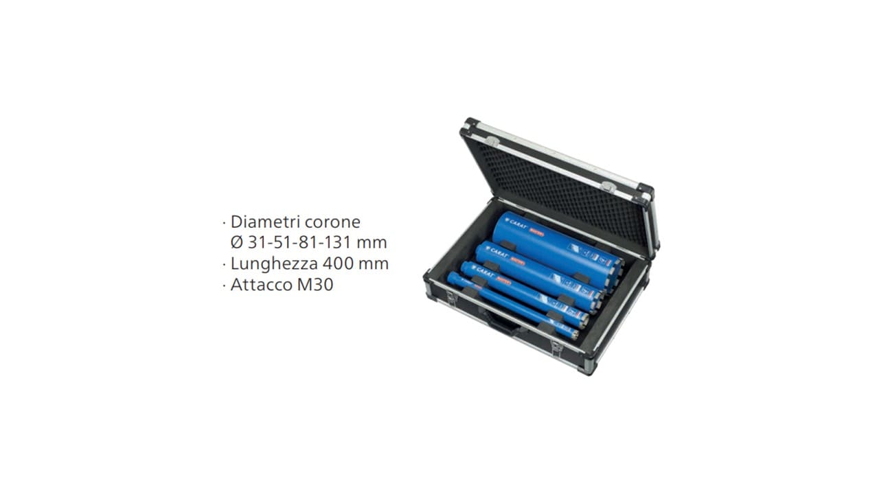 HIKOKI POWER TOOLS HIAEMSET010NL 4 CORONE UMIDO D31-51-81-131X400 M