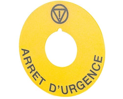 NEW ELFIN SRL NEW020D36 TARGH.GIALLA 60 ARRET D URGENCE