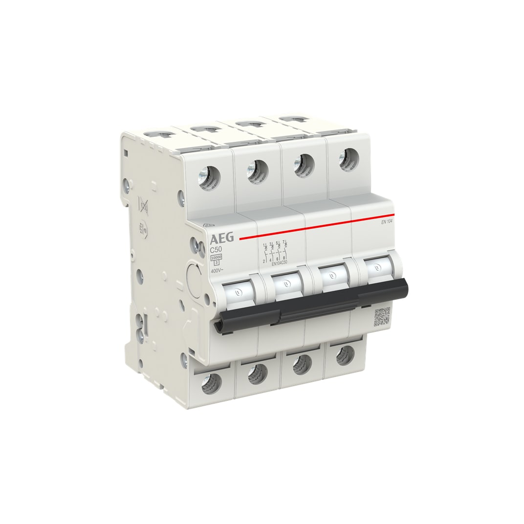 ELETTRA SRL AEG AEGEN104C50 INT.AUT.AEG EN100 4P C 50A 10KA 4M
