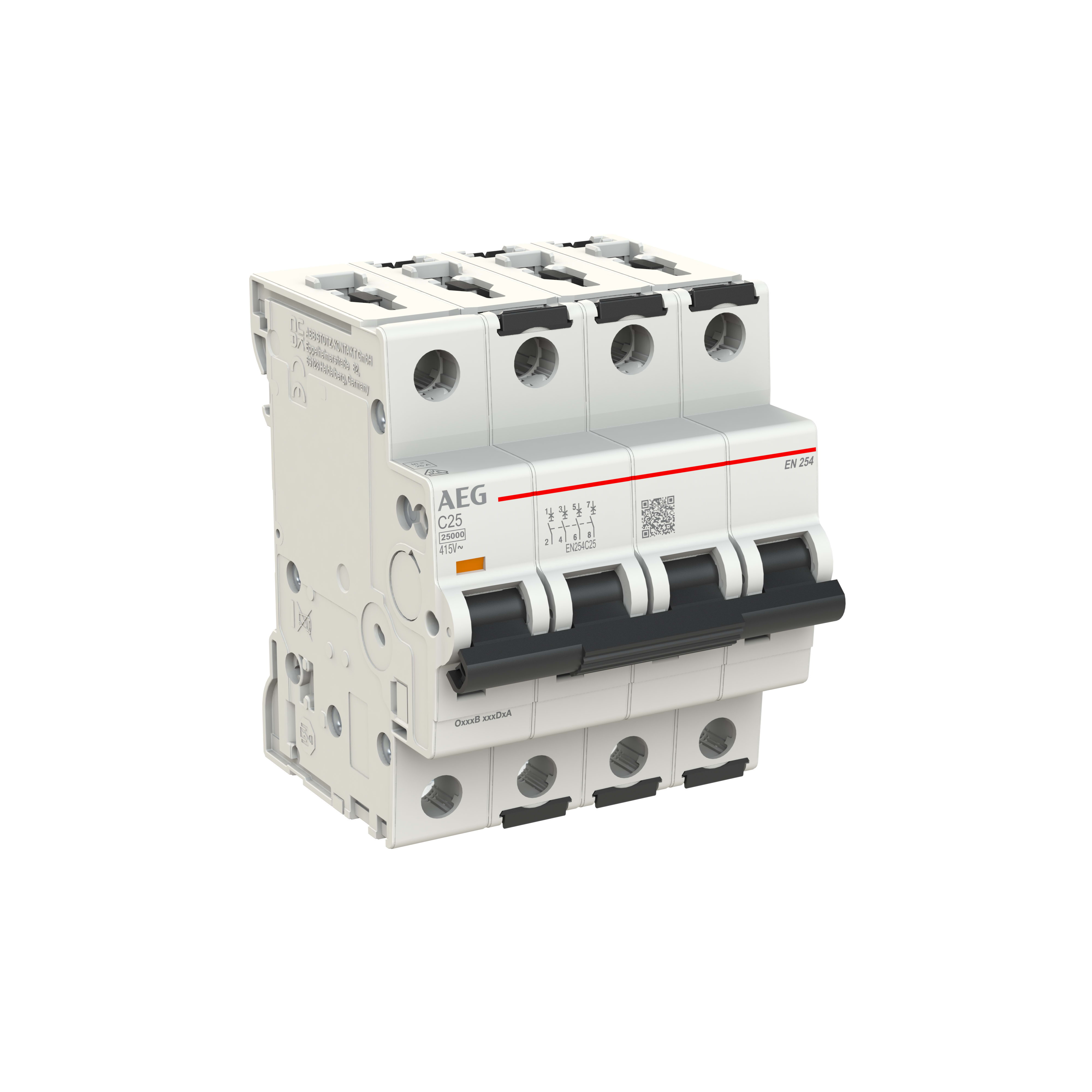 ELETTRA SRL AEG AEGEN254C25 INT.AUT.AEG EN250 4P C 25A 25KA 4M