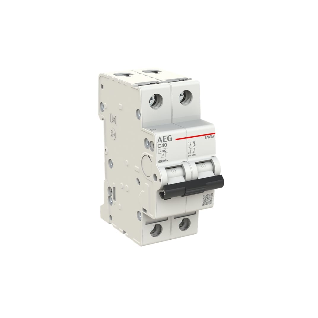 ELETTRA SRL AEG AEGEN41NC40 INT.AUT.AEG EN40 1P+N C 40A 4,5KA 2M