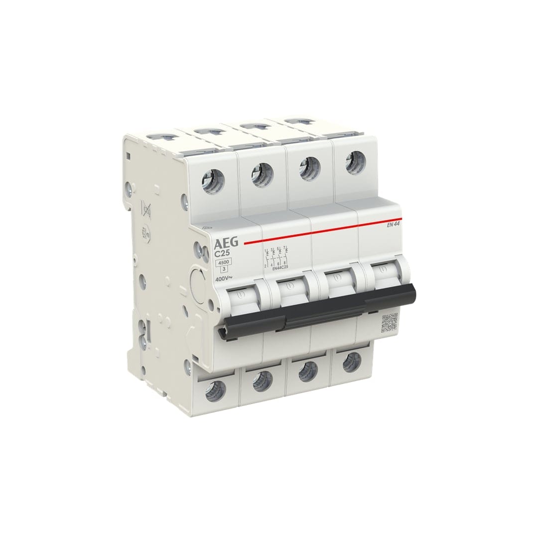 ELETTRA SRL AEG AEGEN44C25 INT.AUT.AEG EN40 4P C 25A 4,5KA 4M