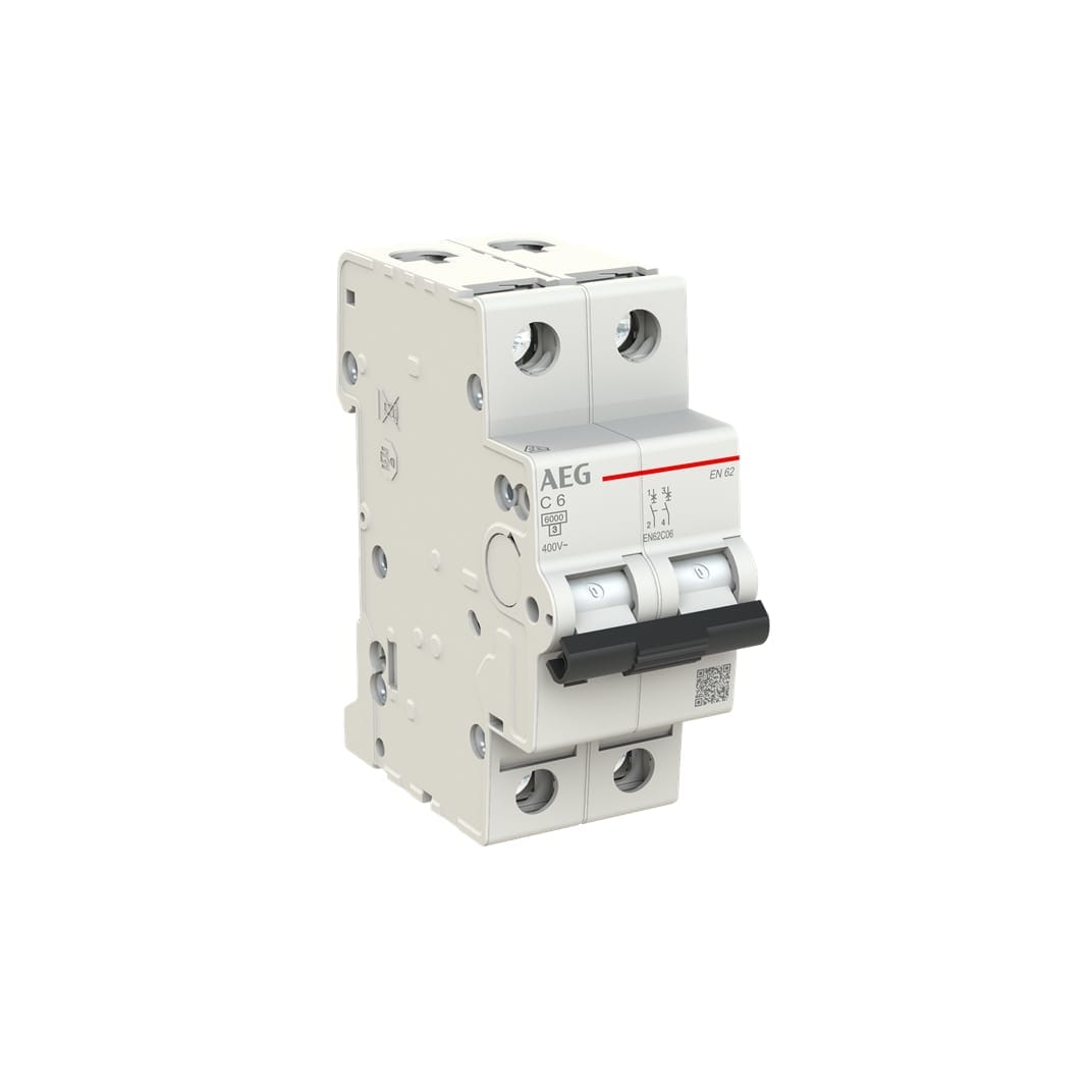 ELETTRA SRL AEG AEGEN62C06 INT.AUT.AEG EN60 2P C 6A 6KA 2M