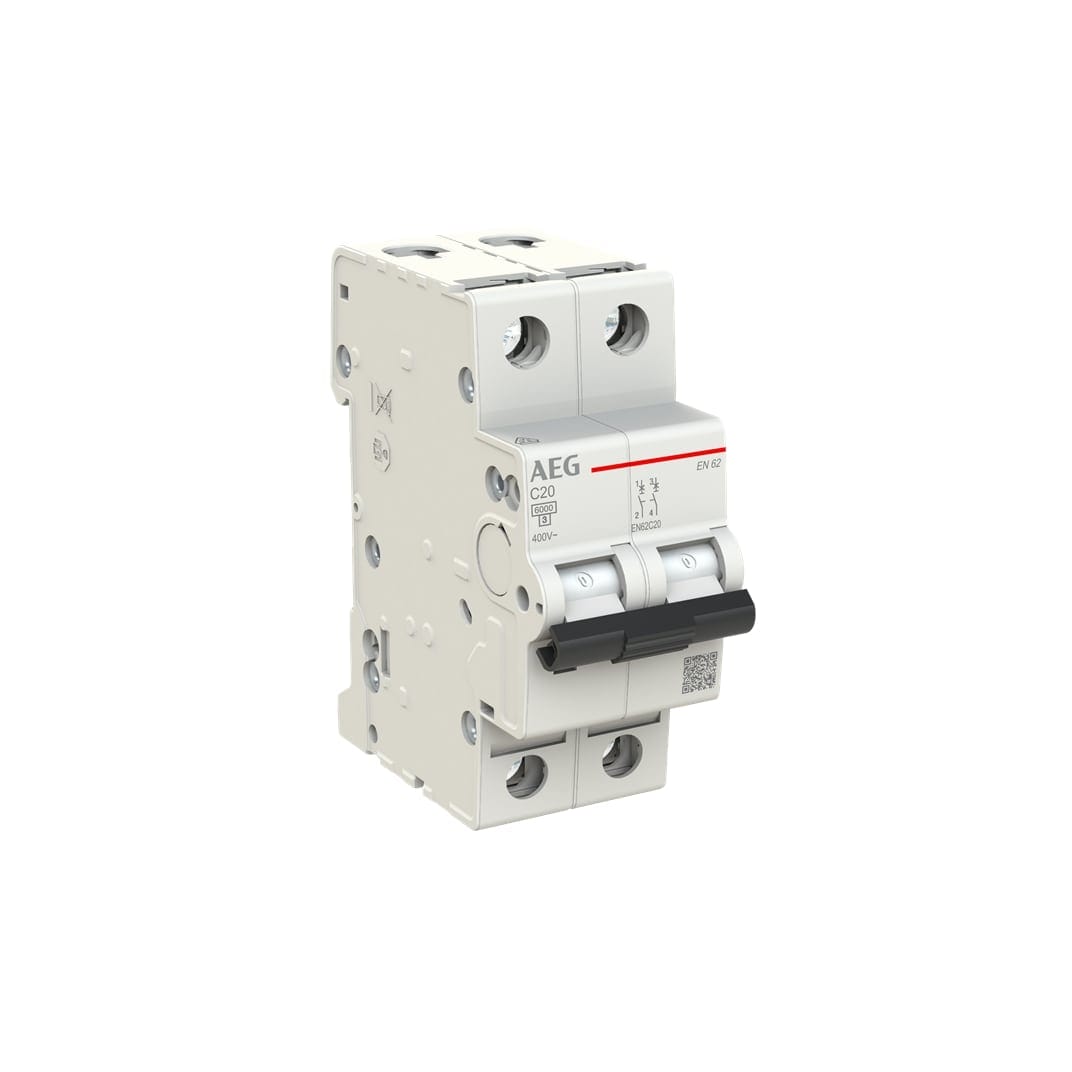 ELETTRA SRL AEG AEGEN62C20 INT.AUT.AEG EN60 2P C 20A 6KA 2M