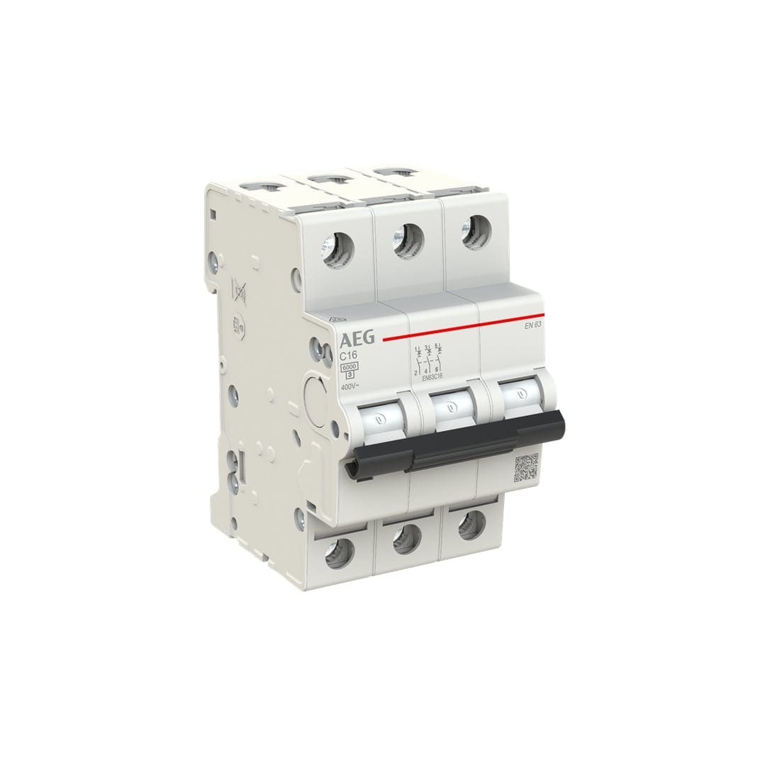 ELETTRA SRL AEG AEGEN63C16 INT.AUT.AEG EN60 3P C 16A 6KA 3M