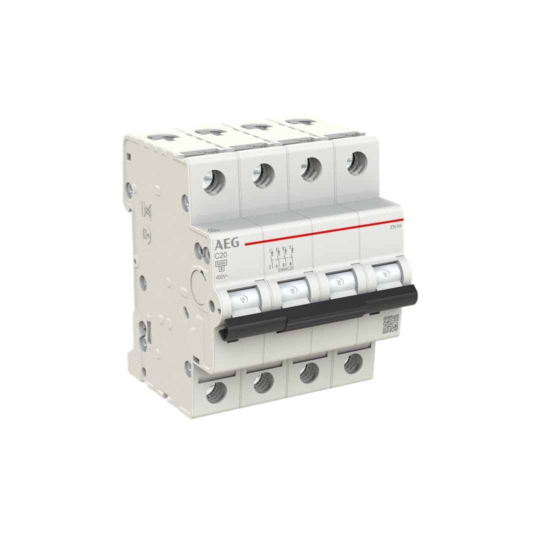 ELETTRA SRL AEG AEGEN64C20 INT.AUT.AEG EN60 4P C 20A 6KA 4M