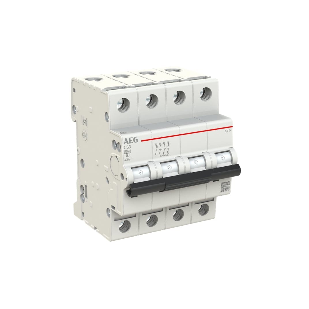 ELETTRA SRL AEG AEGEN64C63 INT.AUT.AEG EN60 4P C 63A 6KA 4M
