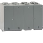 ABB SPA - ABBEO 637 2 OSS400T1S/4 CALOTTA BASSA TRASPARENTE 4P