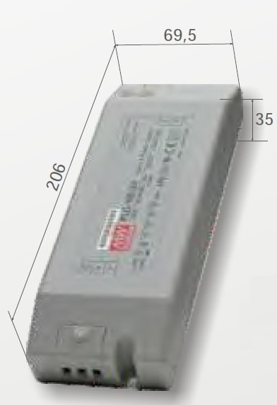 ELCOM SRL - EOW07260 DRIVER 24V 100W CLASSE II IP20