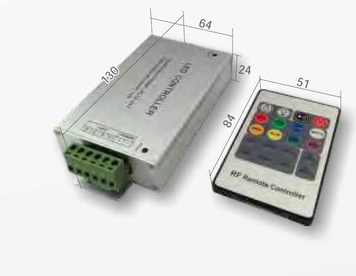 ELCOM SRL EOW09000 CONTROLLER RGB+TC 12/24V 36/72W