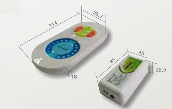 ELCOM SRL - EOW09156 CONTROLLER +TC TW 12/24V 144/288W 2X6A