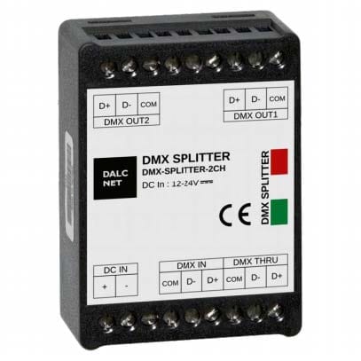 ELCOM SRL EOW09324 SPLITTER DMX512 2CH 12/24V