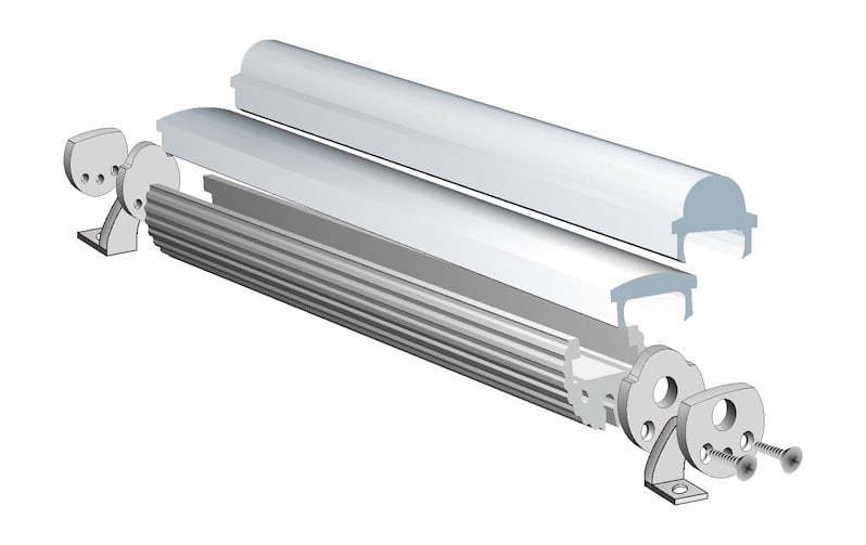 ELCOM SRL EOW14029-L10 PROFILO D20 ALL. L=1000MM