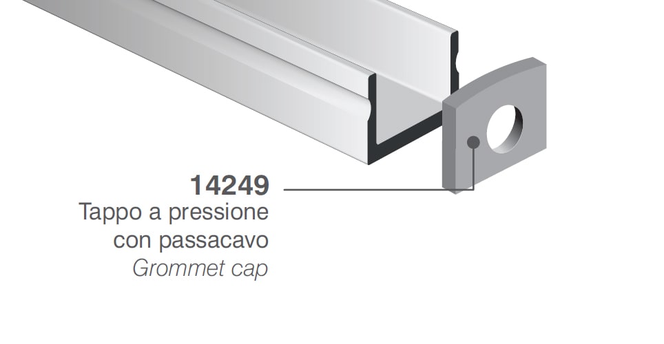 ELCOM SRL EOW14249 TAPPO PC A PRESSIONE 1508/1510