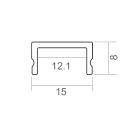 ELCOM SRL - EOW14285-L30 PROFILO 1508 ALL. L=3000MM