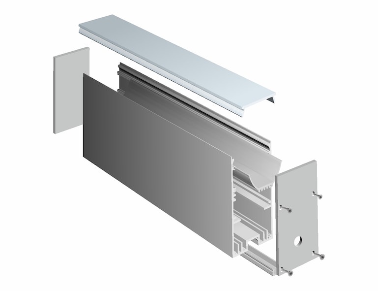 ELCOM SRL EOW14409-01L20 PROFILO 5690 BIANCO L=2000MM