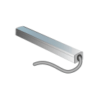 ELCOM SRL - EOW1508-S00L30 KIT 1508 SATINATO ALL. L=3000MM