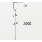 ELCOM SRL EOW15080 KIT SOSP.2 CAVI 5634/D20 L=2500MM