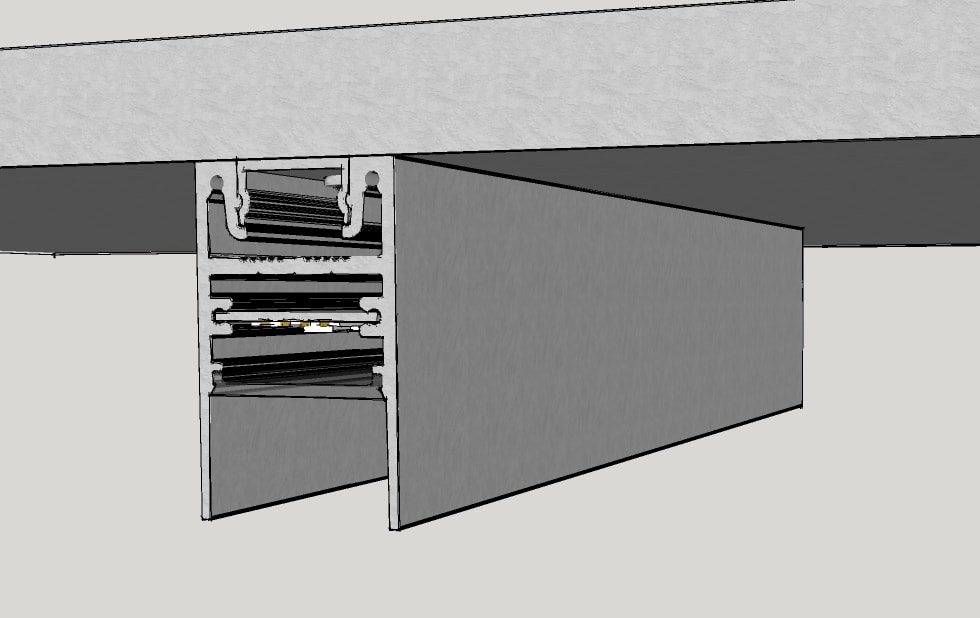 ELCOM SRL - EOW2743-O01L40 KIT 2743 OPALE BIANCO L=4000MM