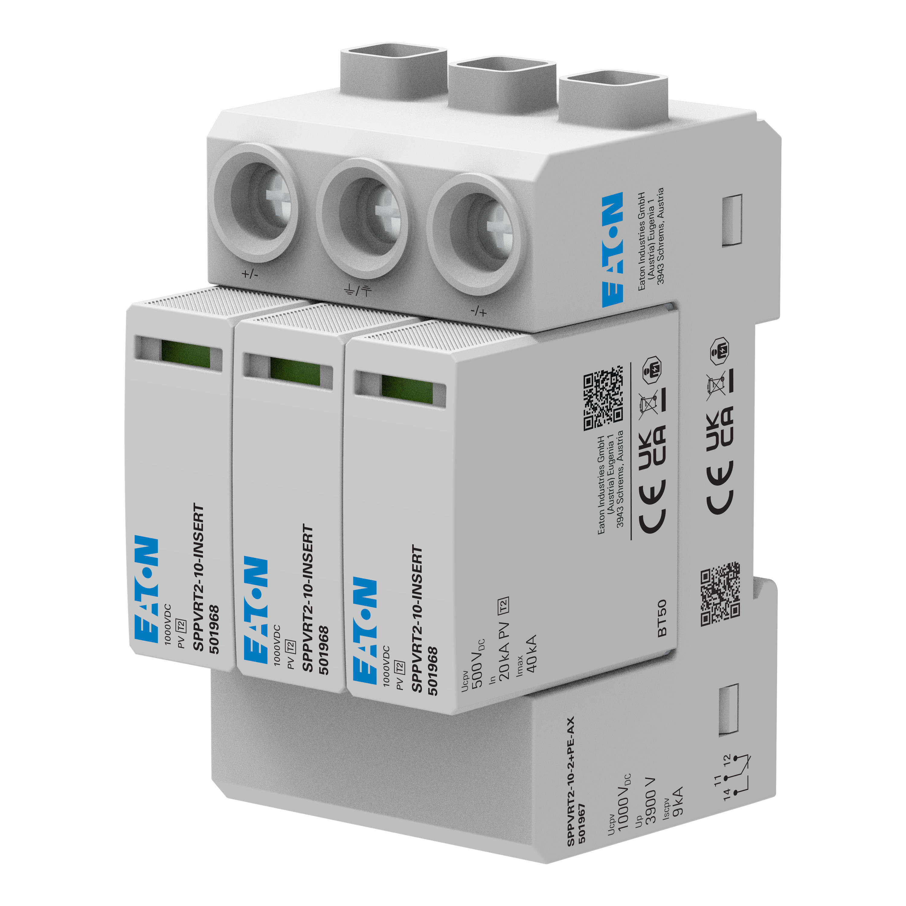 EATON - EAOEP-501966 SPPVRT2-10-2+PE SPD T2 1000VDC