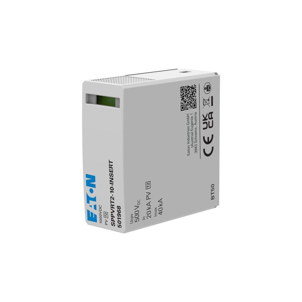 EATON EAOEP-501968 SPPVRT2-10-INSERT SPD T2 1000VDC CART