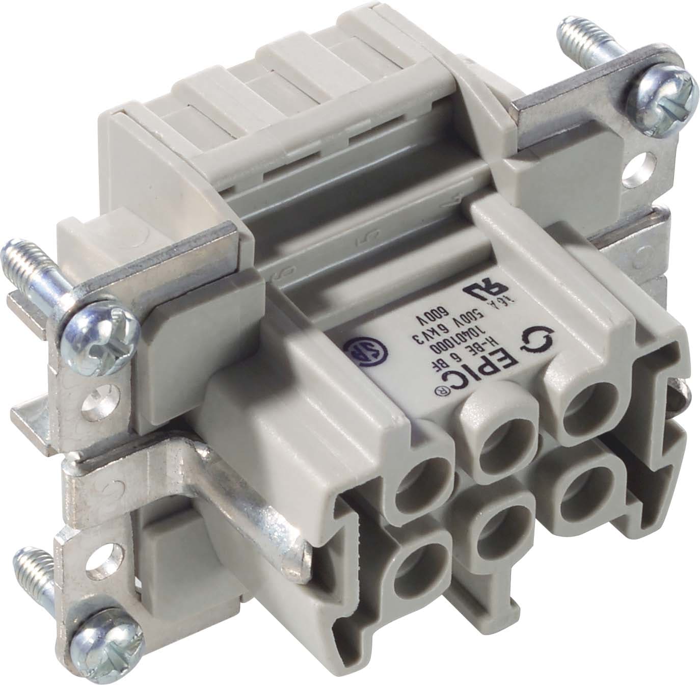 LAPP ITALIA SRL LPP10401000 H-BE 6 BF FEMALE INSERT M.KLEMMFEDER