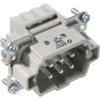 LAPP ITALIA SRL LPP10400000 H-BE 6 SF MALE INSERT W. CLAMP SPRING