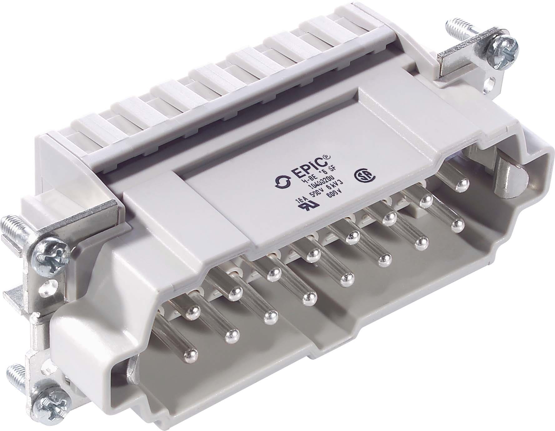 LAPP ITALIA SRL LPP10400200 H-BE 16 SF MALE INSERT W. CLAMP SPRING