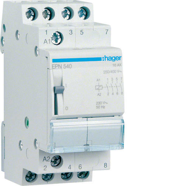 HAGER HAGEPN540 Fernschalter 4S 230V AC 110V DC 16A