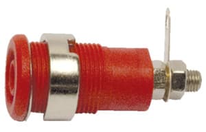ELCART DISTRIBUTION ERT040358800 PRESA 4MM ROSSA A VITE