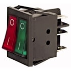 ELCART DISTRIBUTION ERT040709200 DOPPIO INTERR. ROSSO/VERDE LUMIN
