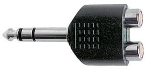 ELCART DISTRIBUTION ERT044880000 ADATT. SP.6,3 STEREO-2 PRESE RCA