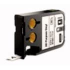 ELCART DISTRIBUTION ERT070872700 NASTRO VINYL 24MM NERO SU BIANCO