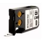 ELCART DISTRIBUTION - ERT070872500 NASTRO VINYL 12MM NERO SU BIANCO