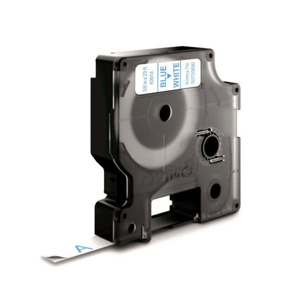 ELCART DISTRIBUTION - ERT079801600 NASTRO PER DYMO 9X7MM BLU/BIANCO
